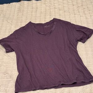 Aerie Plum Voop V neck oversized